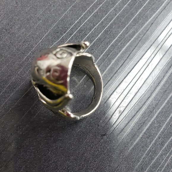 1/$10, 2/$15 -  Men's size 10 Silver-tone Skull Ring Fashion Jewelry - Picture 2 of 5